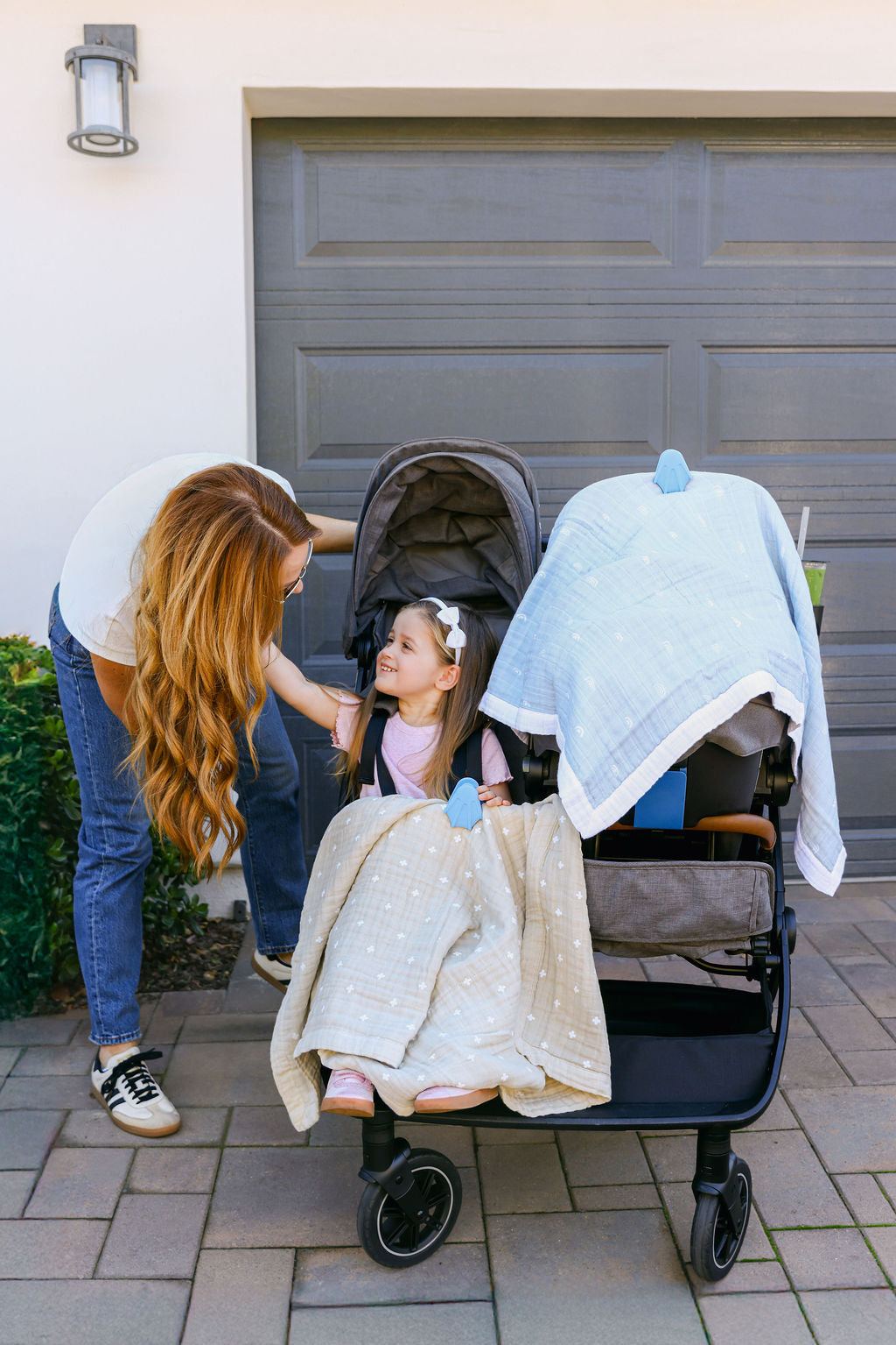 Tired of Blankets Falling? These Stroller Clips Fix It