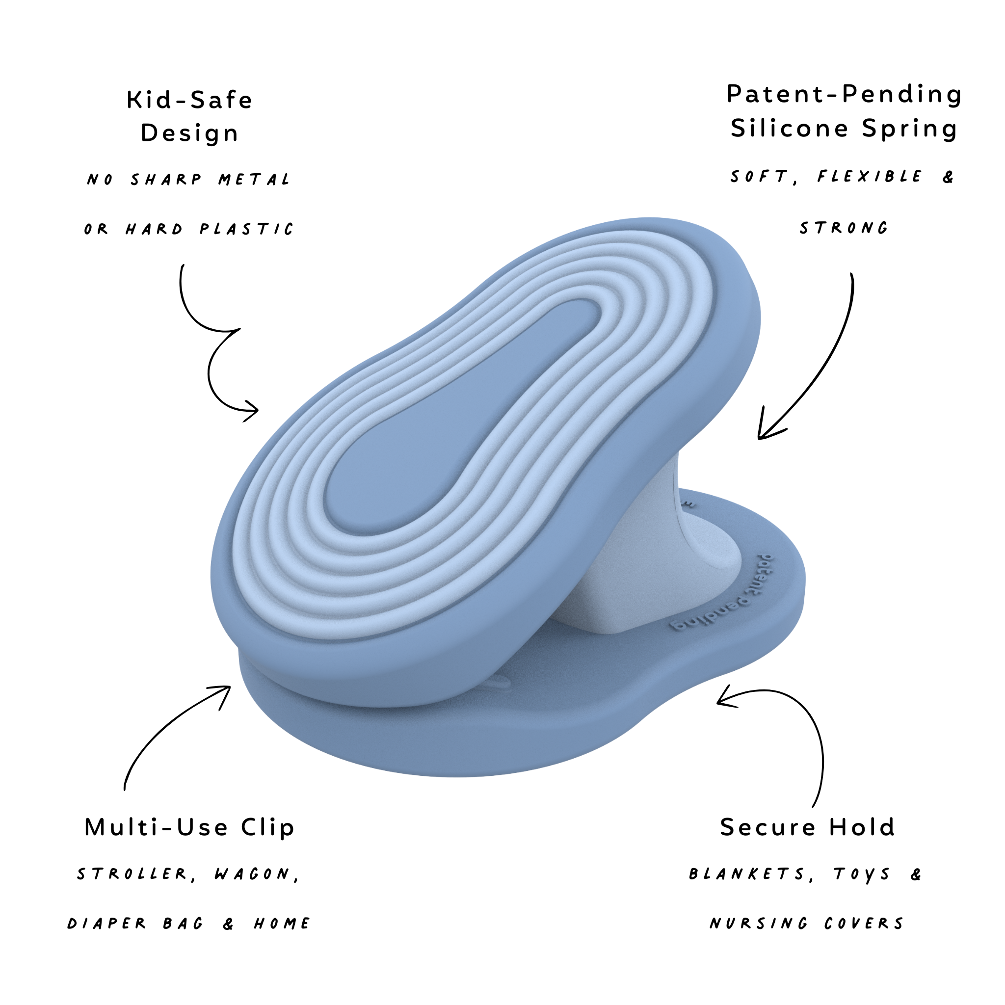 Gift idea icon – whimSi clip | Perfect baby shower gift, thoughtful present for new parents, practical registry addition