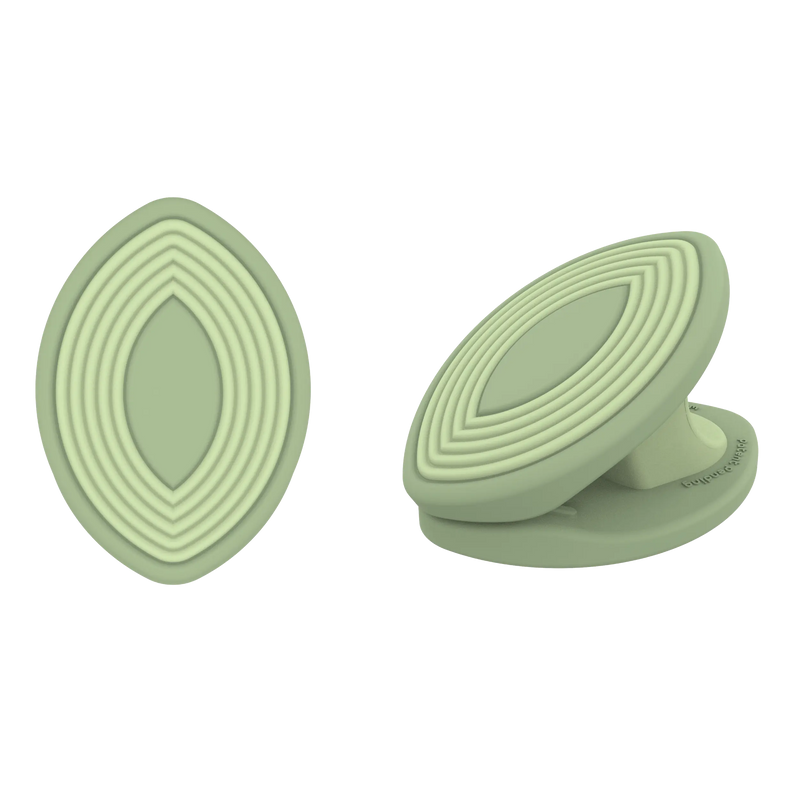 Wind silicone stroller clip in sage green by whimSi clips