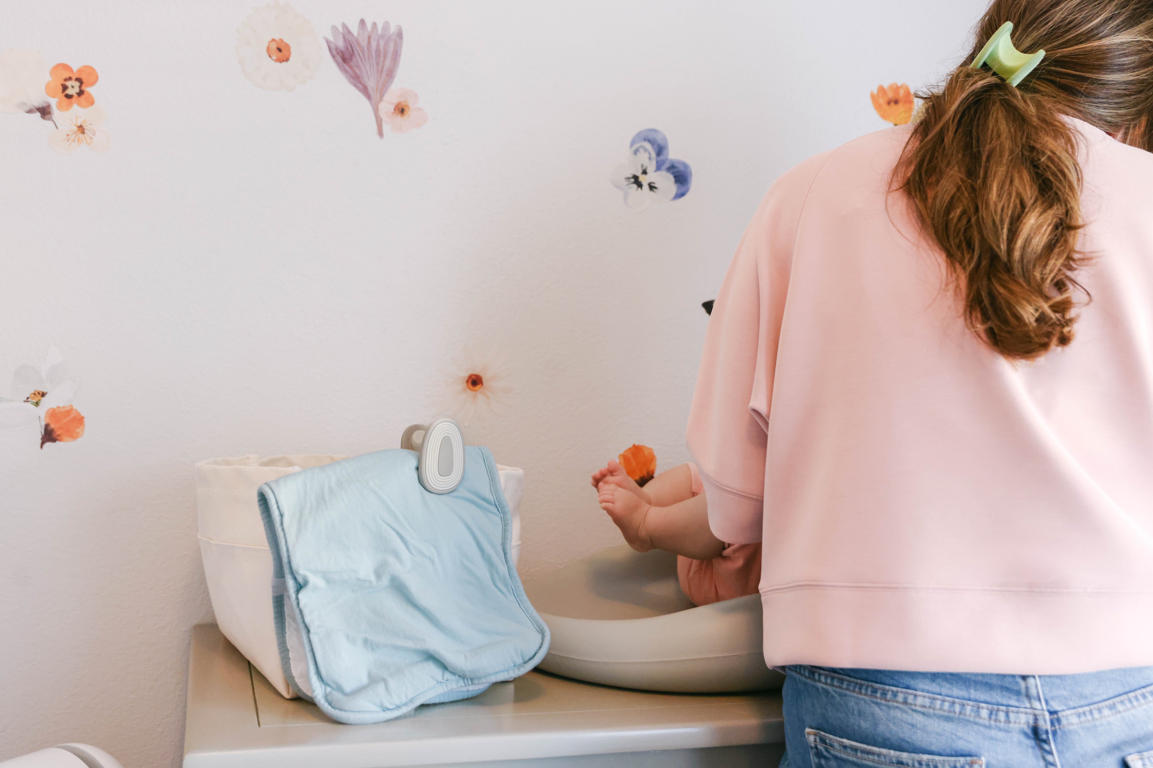 Best new parenting product 2026 silicone clip in use in a nursery